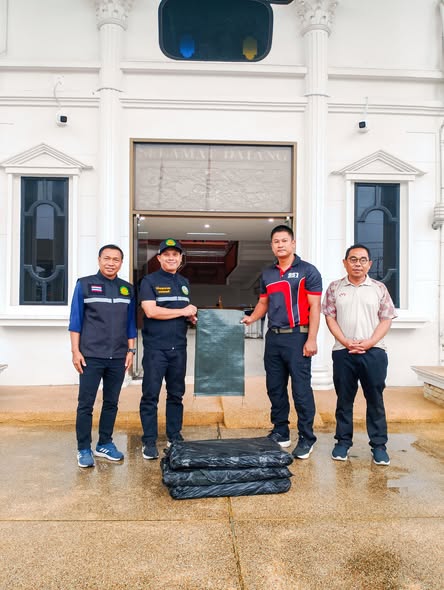 ขอขอบคุณ ชุดสันติสุขที่ 107 หน่วยเฉพาะกิจสันติสุข
