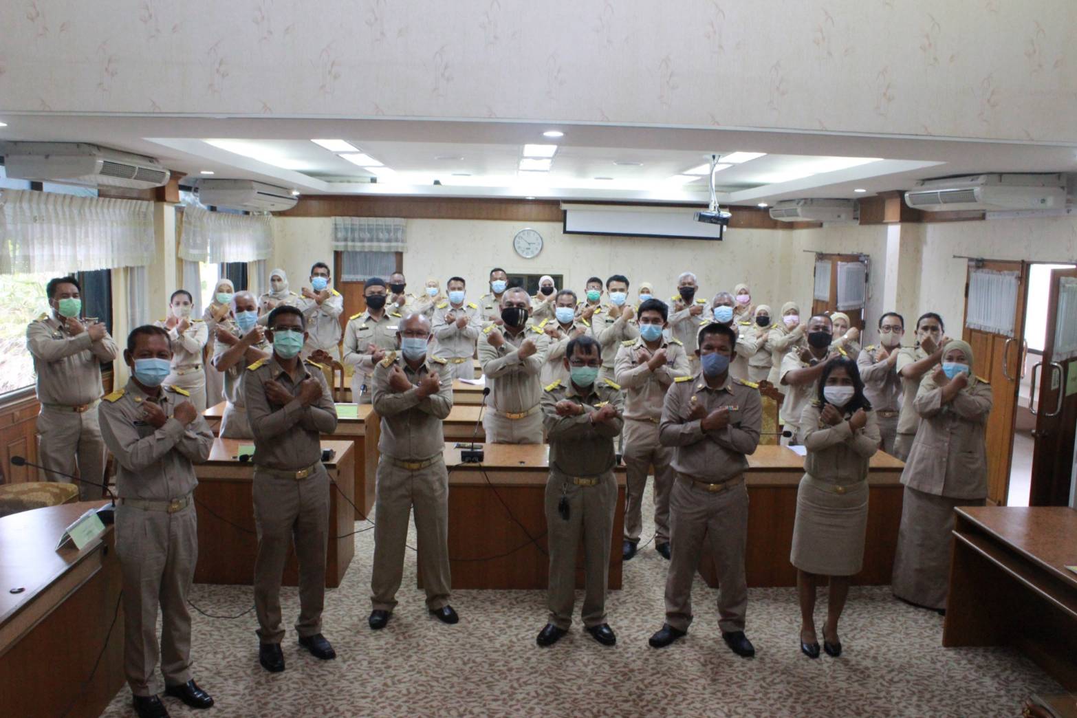 ปฏิญาณตนแสดงเจตนารมณ์ร่วมต้านการทุจริตคอร์รับชั่น (Zero ToLerance)